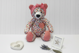 18 Inch Memorial Bear, Remembrance Teddy Bear Made from Your Loved One's Clothing, Keepsake Bear