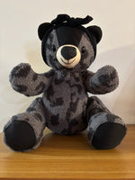 Memory Bear with Movable Arms and Legs, Memorial Gift Made from Loved One's Clothing, Embroidery Options