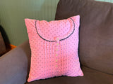 Keepsake Pillow, Customized Memory Pillow Made from Your Loved One's Clothing, Embroidered Name and Message Option