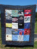 T-Shirt Memory Quilt: Keepsake Blanket from Loved Ones Clothing