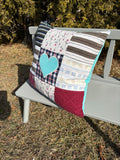 Keepsake Pillow, Customized Memory Pillow Made from Your Loved One's Clothing, Embroidered Name and Message Option
