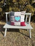 Keepsake Pillow, Customized Memory Pillow Made from Your Loved One's Clothing, Embroidered Name and Message Option
