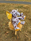 Keepsake Elephant made from Your Clothing, Memory Elephant with Embroidery Options, Memorial Animal for Remembrance