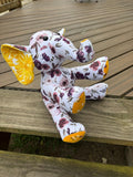 Keepsake Elephant made from Your Clothing, Memory Elephant with Embroidery Options, Memorial Animal for Remembrance