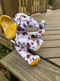 Keepsake Elephant made from Your Clothing, Memory Elephant with Embroidery Options, Memorial Animal for Remembrance