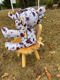 Keepsake Elephant made from Your Clothing, Memory Elephant with Embroidery Options, Memorial Animal for Remembrance