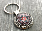 Mandala Key Chain, Car Key Holder