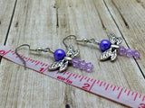 Dragonfly Earrings- Beaded Earrings- French Hook Wire Earrings