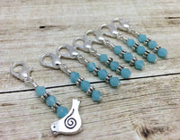 Removable Stitch Markers- Bird Stitch Marker Set- Knit and Crochet Markers- Gift- Progress Keepers |