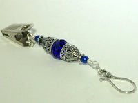 Cobalt Knitting Pin for Portuguese Knitting, Gift for Knitter