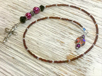 Cross Beaded Bookmark, Book Thong, Book Bling, Book Accessories