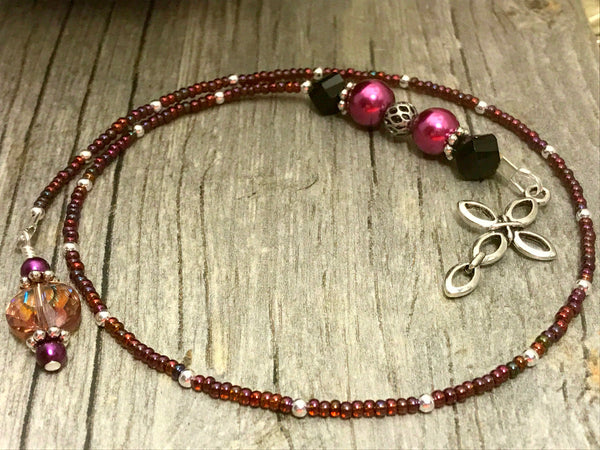 Cross Beaded Bookmark, Book Thong, Book Bling, Book Accessories