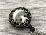 Magnetic Cat Badge Reel, Retractable Id Holder, Gift for Teacher, Nurse, Secretary