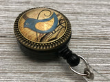 Whimsical Bird Retractable Badge Reel, Magnetic ,Gift for Teacher, 7 Designs