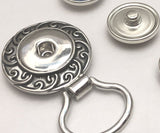 Magnetic Paisley Holder for Eyeglasses and ID Badges- 3 Interchangeable Designs