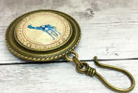 Giraffe Portuguese Knitting Pin, Gifts for Knitter, Magnetic Brooch