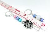 Lollipop Stitch Marker Set with Snag Free Rings in Multiple Sizes, Gift for Knitters