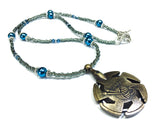 Beaded Yarn Cutter Pendant Necklace