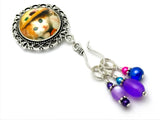 Magnetic Portuguese Knitting Pin,  Magnetic Brooch, Cat Knitting Pin