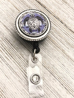 Magnetic Sea Turtle Retractable Badge Reel, Clip On or Magnetic ID Holder