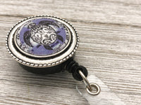 Magnetic Sea Turtle  Badge Reel, Retractable, Clip On or Magnetic