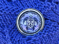 Magnetic Sea Turtle Shawl Pin, Sweater or Scarf Brooch