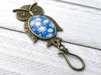Magnetic Owl Badge Holder for Work ID, Gift for Teacher, Coworker