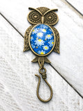 Magnetic Owl Badge Holder for Work ID, Gift for Teacher, Coworker