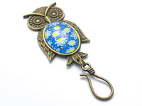 Magnetic Owl Badge Holder for Work ID, Gift for Teacher, Coworker