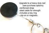 Mandala Retractable Badge Reel, Magnetic or Clip on Name Tag Holder