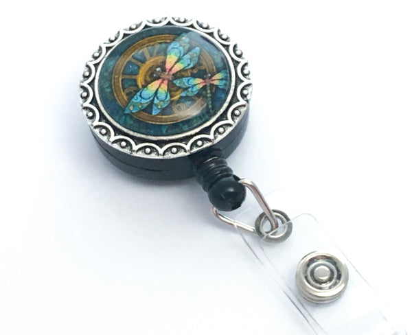 Magnetic Badge Reel, Dragonfly Retractable Badge Holder