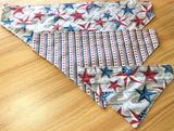 Reversible Dog Bandanna, Over the Collar Dog Bandana, Holiday Pet Apparel, Gift for Dogs