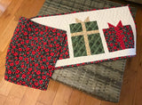 Christmas Table Runner 48x16", Reversible Quilted Table Runner, Table Decoration, Holiday Décor, Gift for Mom