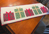 Christmas Table Runner 48x16", Reversible Quilted Table Runner, Table Decoration, Holiday Décor, Gift for Mom