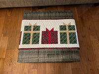 Christmas Table Runner 48x16", Reversible Quilted Table Runner, Table Decoration, Holiday Décor, Gift for Mom