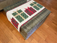 Christmas Table Runner 48x16", Reversible Quilted Table Runner, Table Decoration, Holiday Décor, Gift for Mom