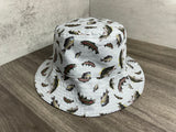 Reversible Bucket Hat for Fisherman, Men's Fishing Hat, Birthday Gift for Dad, Father's Day