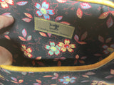 Handmade Bowler Bag Style Handbag for Women, All Cotton Purse with Zipper Closure, Gift for Mom