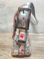 Eve Handbag, Floral Faux Leather Purse for Women, READY TO SHIP Mother's Day Gift