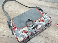 Eve Handbag, Floral Faux Leather Purse for Women, READY TO SHIP Mother's Day Gift