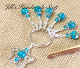 Removable Stitch Marker Set with Star Holder for Knitting or Crochet |