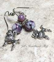 Poodle Earrings with Surgical Steel Ear Wires