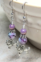 Poodle Earrings with Surgical Steel Ear Wires