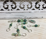 Gecko Stitch Marker Set with Snag Free Markers for Knitting