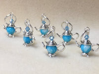 Teapot Stitch Markers for Knitting or Crochet, Snag Free Knitting Marker, Gift for Knitter, Best Friend Gifts