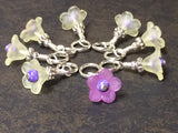 Flower Stitch Markers | Gift for Knitters